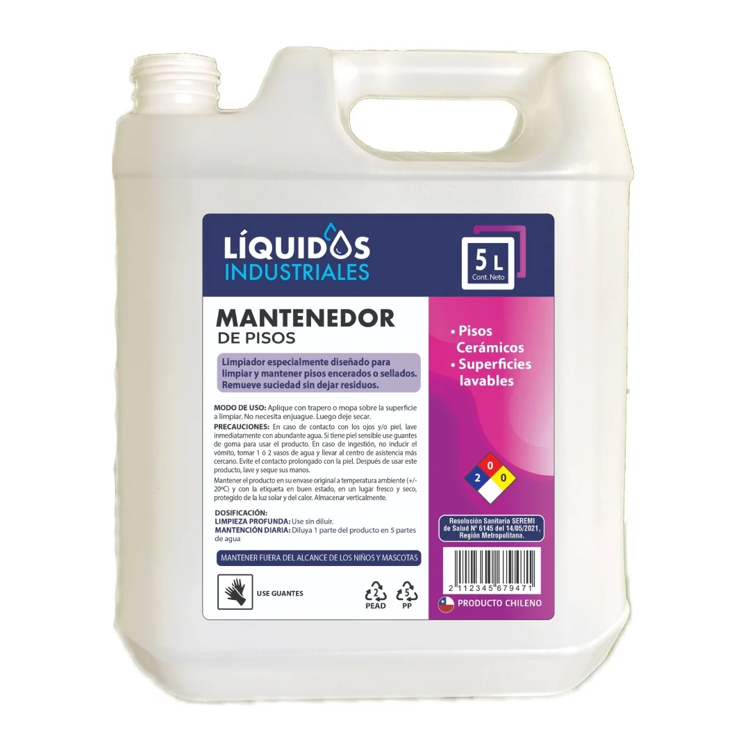 Mantenedor de Pisos Industrial 5 L